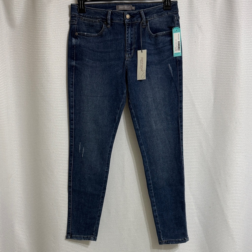 NWT JUSTUSA Mid Rise Skinny jeans. Size 30 - Picture 2 of 9